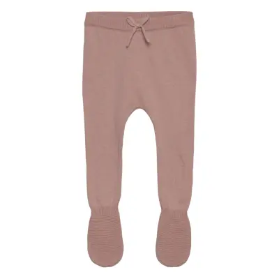 Knit Footed Pants Leggings Rosa Mango