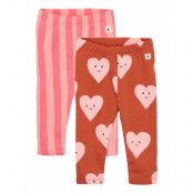 Leggings 2 Pack Hot Choclate Leggings Rosa Lindex