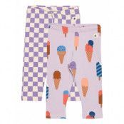 Leggings 2 Pack Ice Cream Leggings Multi/mönstrad Lindex