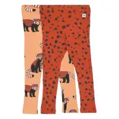 Leggings 2 Pack Red Panda Dots Leggings Orange Lindex