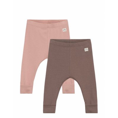 Leggings 2 Pack Rib Bottoms Leggings Multi/patterned Lindex