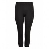 Leggings, 3/4 Leggings Svart Zizzi