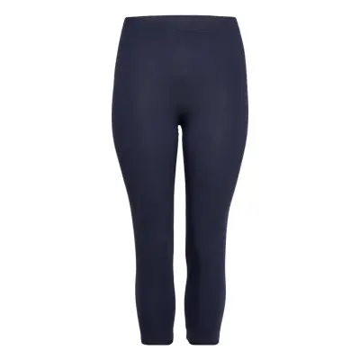 Leggings, 3/4 Leggings Blå Zizzi