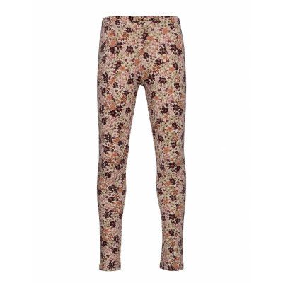 Leggings Ao Print Flowers Leggings Beige Lindex
