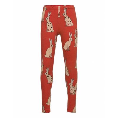 Leggings Ao Print Rabbit Leggings Orange Lindex