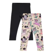 Leggings Ao Print Unicorn Leggings Svart Lindex