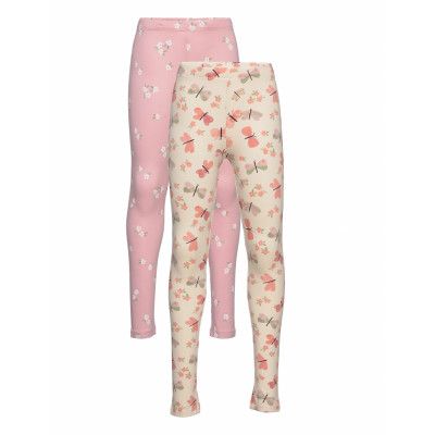 Leggings Ao Printed 2 Pack Leggings Multi/mönstrad Lindex