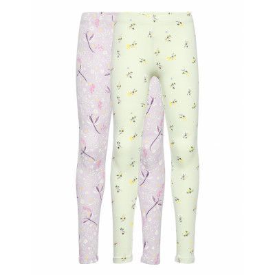 Leggings Ao Printed 2 Pack Leggings Multi/mönstrad Lindex