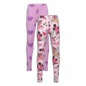 Leggings Ao Printed 2 Pack Leggings Multi/mönstrad Lindex