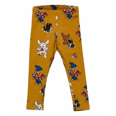Leggings Aop Bamse Leggings Brun Lindex