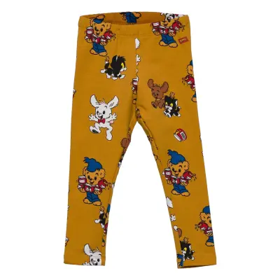 Leggings Aop Bamse Leggings Brun Lindex