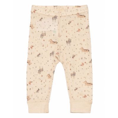 Leggings - Aop Bottoms Sweatpants Beige CeLaVi