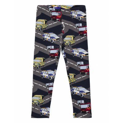 Leggings Aop Car Road Leggings Svart Lindex