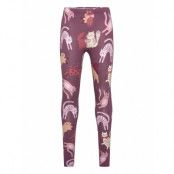 Lindex Leggings Aop Cats Lila