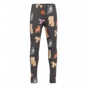 Leggings Aop Dogs Animals Frie Leggings Grå Lindex