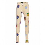 Leggings Aop Faces Shapes Leggings Creme Lindex