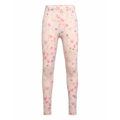 Lindex Leggings Aop Flowers Rosa