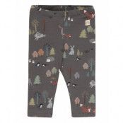 Leggings Aop Forest Leggings Grå Lindex