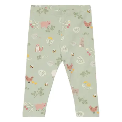 Leggings Aop Leggings Grön Lindex