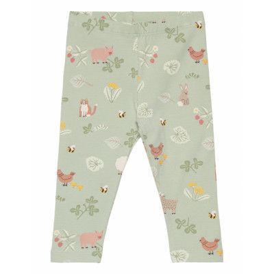 Leggings Aop Bottoms Leggings Green Lindex