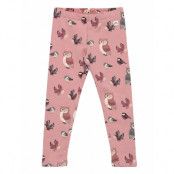 Leggings Aop Owls X9 Leggings Rosa Lindex