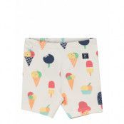 Leggings Aop Preschool Shorts Vit Polarn O. Pyret