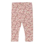 Minymo Leggings Aop Rib Rosa
