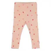 Leggings Aop Rib Leggings Rosa Minymo