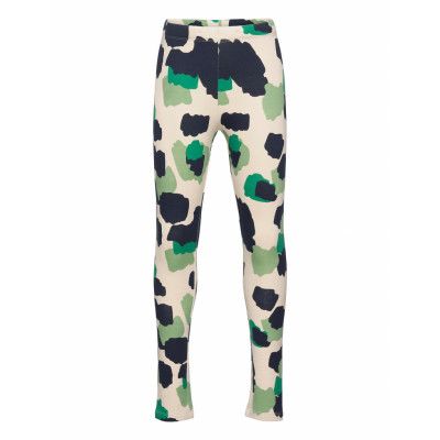 Leggings Aop Shark Leggings Grön Lindex