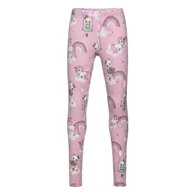 Leggings Aop Sweet Leggings Rosa Lindex