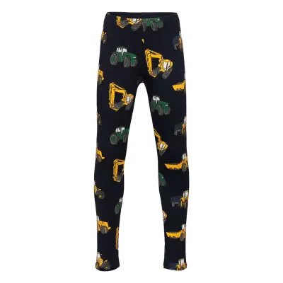 Leggings Aop Vehicles Leggings Blå Lindex