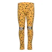 Leggings Aop W Knee Patch Dalm Leggings Multi/mönstrad Lindex