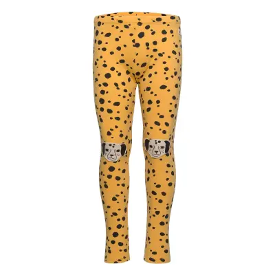 Leggings Aop W Knee Patch Dalm Leggings Multi/mönstrad Lindex