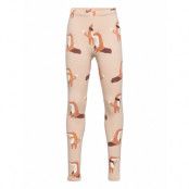 Leggings Aop Winter Forest Leggings Beige Lindex