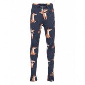 Leggings Aop Winter Forest Leggings Blå Lindex