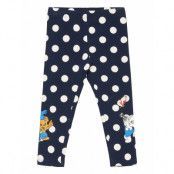 Leggings Bamse Ao Print Dot Leggings Blå Lindex