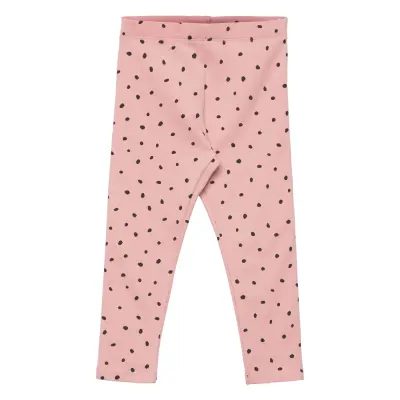 Leggings Basic Aop Leggings Rosa Lindex