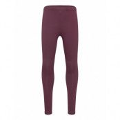 Lindex Leggings Basic Brushed Inside Burgundy