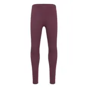 Lindex Leggings Basic Brushed Inside Burgundy