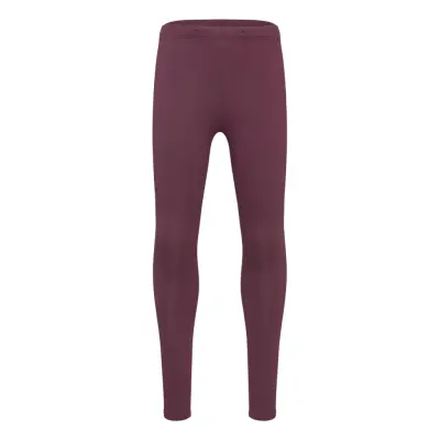 Lindex Leggings Basic Brushed Inside Burgundy