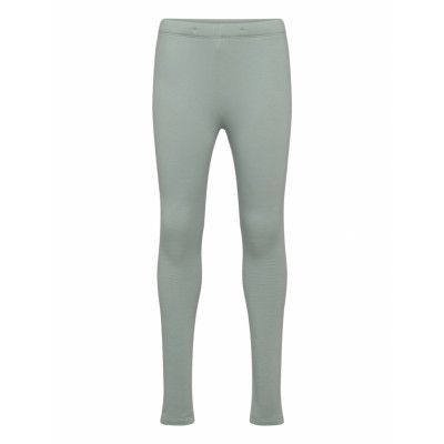 Lindex Leggings Basic Brushed Inside Grön