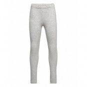 Leggings Basic Brushed Melange Bottoms Leggings Grå Lindex