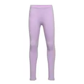 Leggings Basic Brushed Solid Leggings Lila Lindex