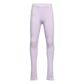 Lindex Leggings Basic Brushed Solid Lila