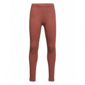 Leggings Basic Brushed Solid Leggings Rosa Lindex