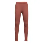 Leggings Basic Brushed Solid Leggings Rosa Lindex