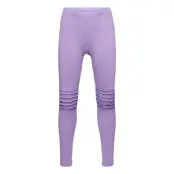Leggings Basic Frill Knee Leggings Lila Lindex