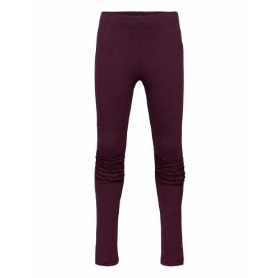 Leggings Basic Frill Knee Leggings Lila Lindex