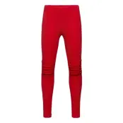 Leggings Basic Frill Knee Leggings Röd Lindex