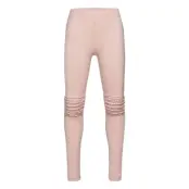 Leggings Basic Frill Knee Leggings Rosa Lindex